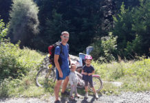 Панорамна пътека Железница – Бистрица: първи вело-преход с децата