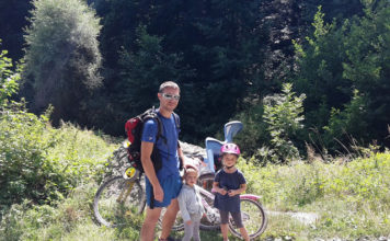 Панорамна пътека Железница – Бистрица: първи вело-преход с децата