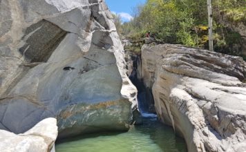 Екстремен преход до местност Сини вир, каньонът на река Канина