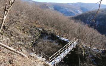 Първоянуарска разходка по екопътека Бяла река, Калофер