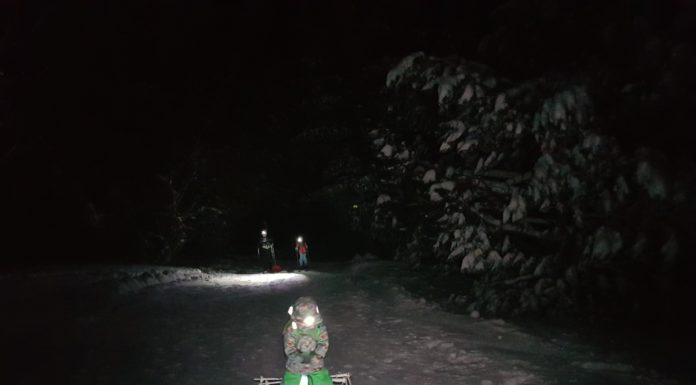 Нощно качване на Черни връх за Часа на земята