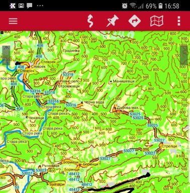 Каква карта ползваме за ориентиране при преходи и разходки?